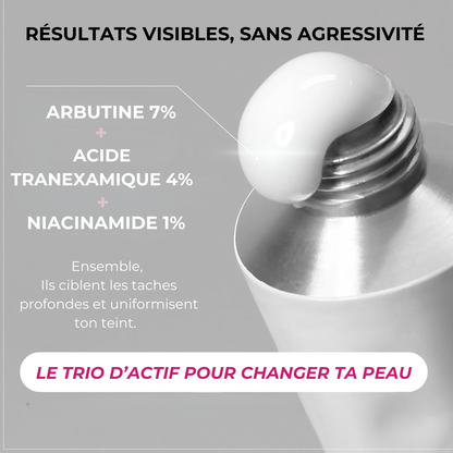 SoSoGlowy - Crème correctrice anti-taches & unifiante - Arbutine + Acide Tranexamique
