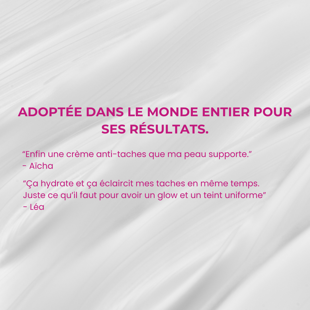 SoSoGlowy - Crème correctrice anti-taches & unifiante - Arbutine + Acide Tranexamique