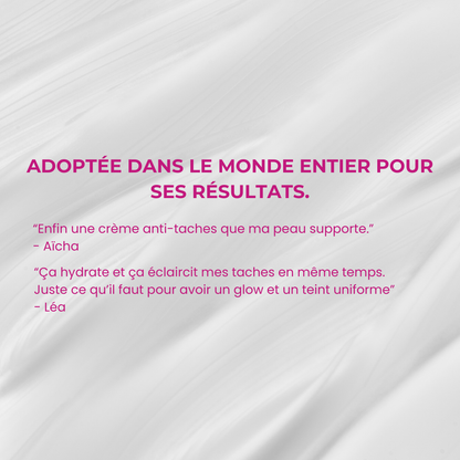 SoSoGlowy - Crème correctrice anti-taches & unifiante - Arbutine + Acide Tranexamique